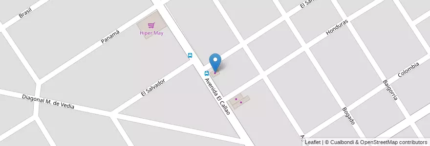 Mapa de ubicacion de Marcelo en Arjantin, Buenos Aires, Partido De Malvinas Argentinas, Tortuguitas.