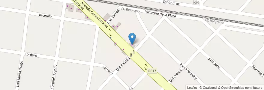 Mapa de ubicacion de MArco Maq en Arjantin, Buenos Aires, Partido De La Matanza, Rafael Castillo.