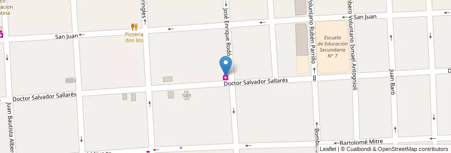 Mapa de ubicacion de Marconi en Arjantin, Buenos Aires, Partido De Florencio Varela, Florencio Varela.