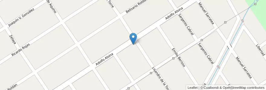 Mapa de ubicacion de Maresca en Arjantin, Buenos Aires, Partido De Almirante Brown, Claypole.