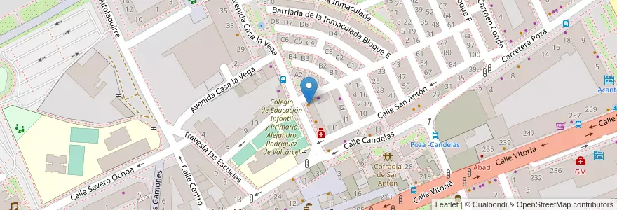 Mapa de ubicacion de Marga en Spagna, Castilla Y León, Burgos, Alfoz De Burgos, Burgos.