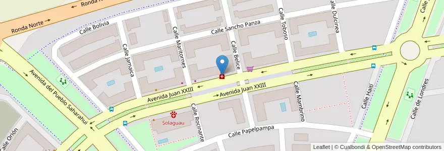 Mapa de ubicacion de Margarita Lobo en Испания, Мадрид, Мадрид, Área Metropolitana De Madrid Y Corredor Del Henares, Leganés.