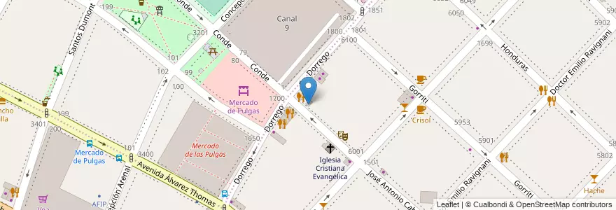 Mapa de ubicacion de Margarita, Palermo en Argentina, Autonomous City Of Buenos Aires, Autonomous City Of Buenos Aires.
