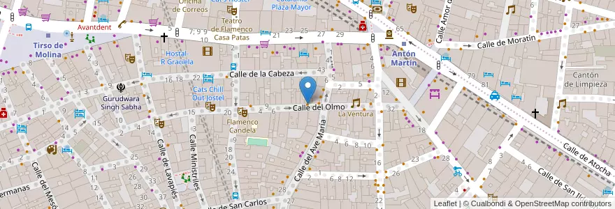Mapa de ubicacion de María Bonita en Spanje, Comunidad De Madrid, Comunidad De Madrid, Área Metropolitana De Madrid Y Corredor Del Henares, Madrid.