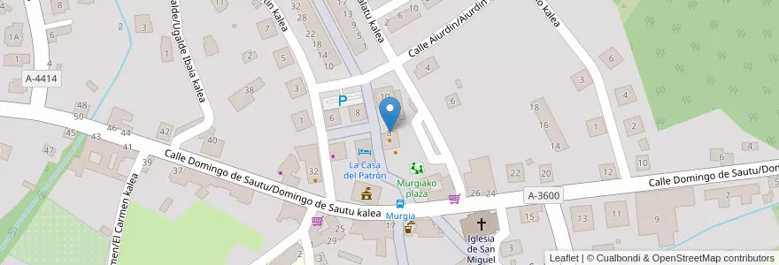 Mapa de ubicacion de Maria Cristina Armentia Alava en スペイン, バスク州, Araba/Álava, Gorbeialdea, Zuya/Zuia.