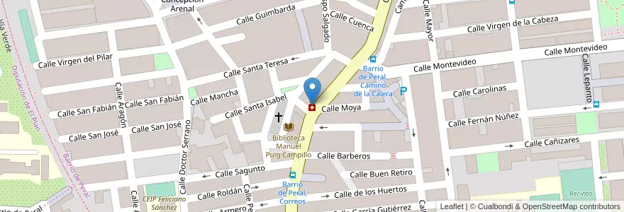 Mapa de ubicacion de María del Mar y María Dolores Morales en إسبانيا, منطقة مرسية, منطقة مرسية, Campo De Cartagena Y Mar Menor, Cartagena.