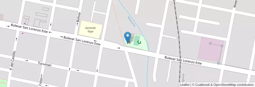 Mapa de ubicacion de Maria Inmaculada en الأرجنتين, إنتري ريوس, Departamento Concordia, Distrito Suburbios, Concordia, Concordia.