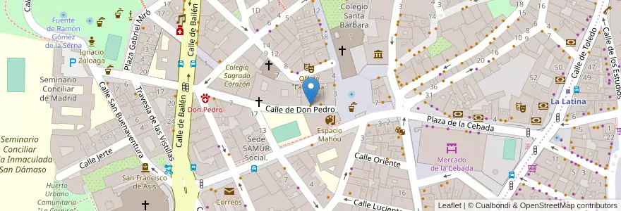 Mapa de ubicacion de María La Lia en Sepanyol, Comunidad De Madrid, Comunidad De Madrid, Área Metropolitana De Madrid Y Corredor Del Henares, Madrid.