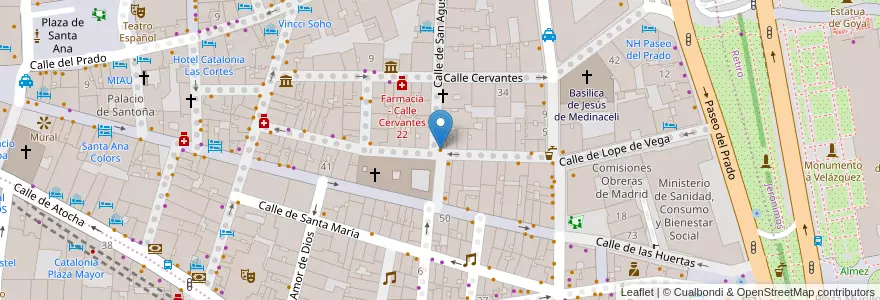 Mapa de ubicacion de Mariano en Испания, Мадрид, Мадрид, Área Metropolitana De Madrid Y Corredor Del Henares, Мадрид.