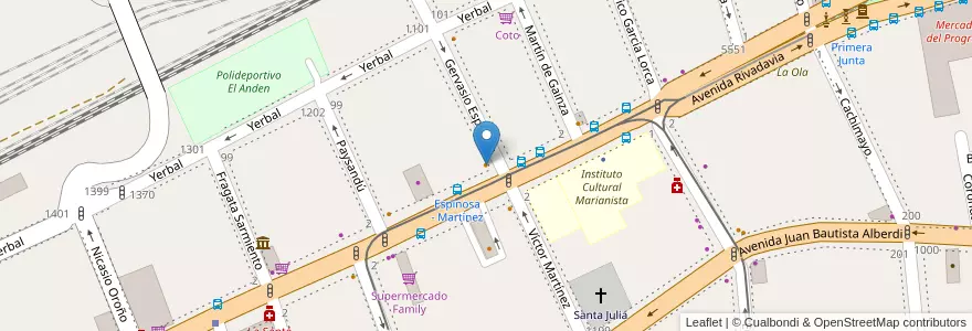Mapa de ubicacion de Maricel, Caballito en アルゼンチン, Ciudad Autónoma De Buenos Aires, ブエノスアイレス, Comuna 6.