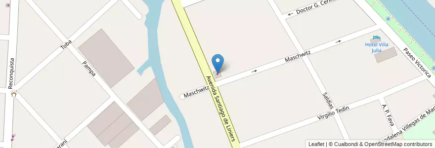 Mapa de ubicacion de Mariner en Arjantin, Buenos Aires, Partido De Tigre, Tigre.