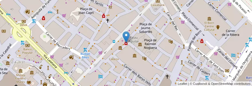 Mapa de ubicacion de Mario Cerra en إسبانيا, كتالونيا, برشلونة, بارسلونس, Barcelona.