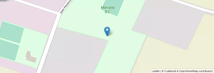 Mapa de ubicacion de Maristas R.C. en Argentina, Cile, Mendoza, Departamento Luján De Cuyo, Luján De Cuyo, Distrito Carrodilla.