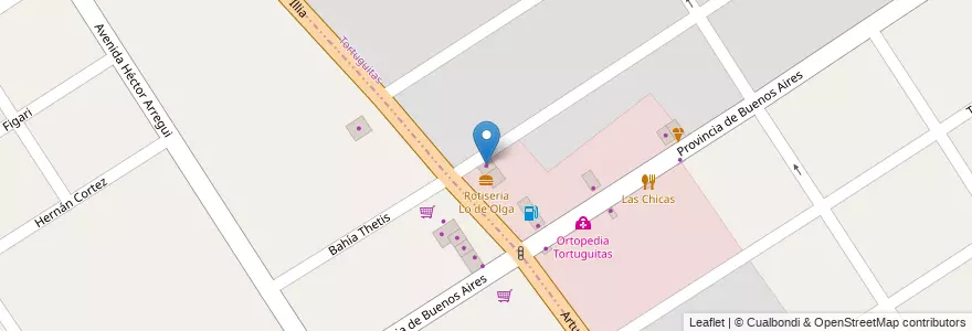 Mapa de ubicacion de Marlimp en Argentina, Buenos Aires, Partido De José C. Paz.