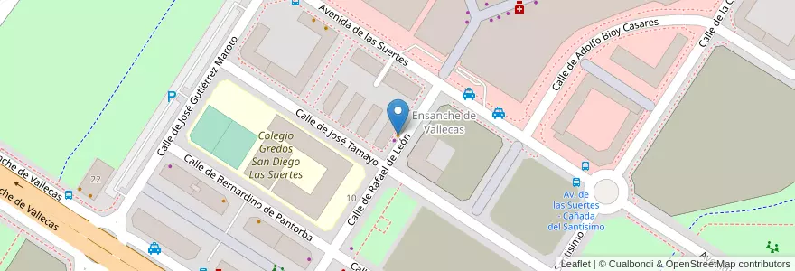 Mapa de ubicacion de Marotte en Испания, Мадрид, Мадрид, Área Metropolitana De Madrid Y Corredor Del Henares, Мадрид.