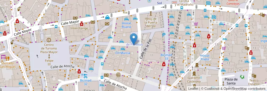 Mapa de ubicacion de MARQUES VIUDO DE PONTEJOS, CALLE, DEL,1 en España, Comunidad De Madrid, Comunidad De Madrid, Área Metropolitana De Madrid Y Corredor Del Henares, Madrid.