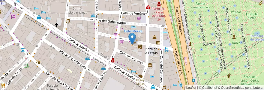 Mapa de ubicacion de Marrakech en إسبانيا, منطقة مدريد, منطقة مدريد, Área Metropolitana De Madrid Y Corredor Del Henares, مدريد.