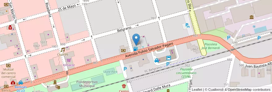 Mapa de ubicacion de MARTHER en Argentine, Córdoba, Departamento San Justo, Municipio Arroyito, Pedanía Arroyito, Arroyito.