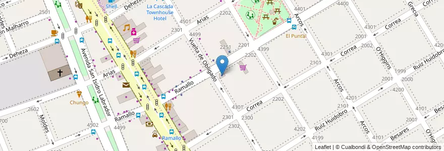 Mapa de ubicacion de Martin Cesarsky, Nuñez en 阿根廷, Ciudad Autónoma De Buenos Aires, 布宜诺斯艾利斯, Comuna 13.