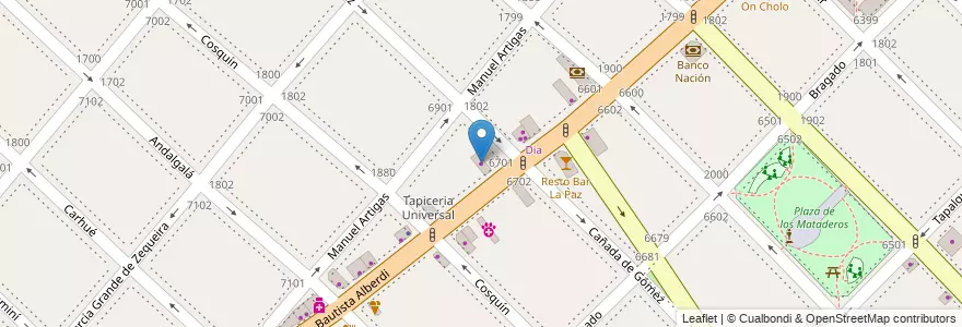 Mapa de ubicacion de Martinez Conde Hijos, Mataderos en アルゼンチン, Ciudad Autónoma De Buenos Aires, Comuna 9, ブエノスアイレス.