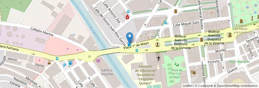Mapa de ubicacion de Martinez Prigman en España, Melilla, Melilla.