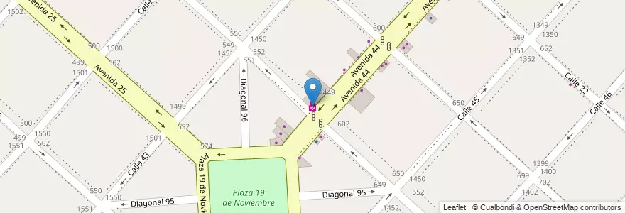 Mapa de ubicacion de MARTORANO, Casco Urbano en Argentinië, Buenos Aires, Partido De La Plata, La Plata.
