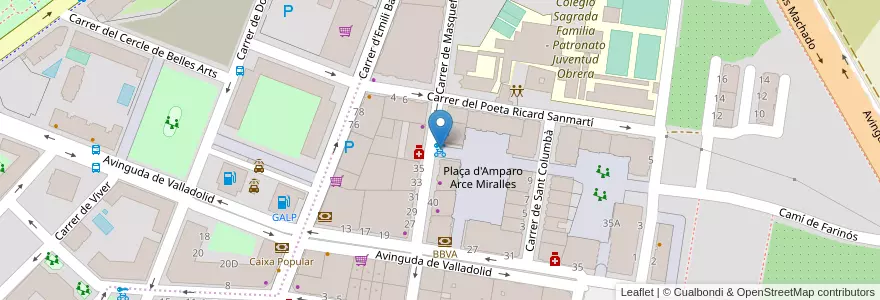 Mapa de ubicacion de Masquefa en 西班牙, Comunitat Valenciana, 華倫西亞, Comarca De València, València.