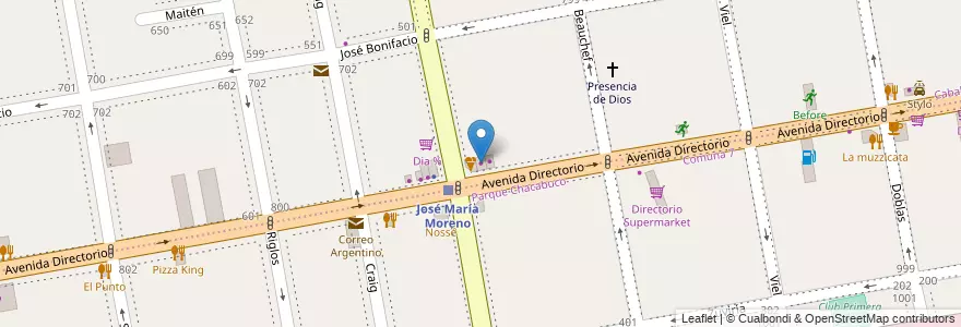Mapa de ubicacion de Master vision, Caballito en Arjantin, Ciudad Autónoma De Buenos Aires, Buenos Aires, Comuna 6.