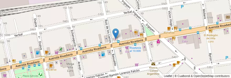 Mapa de ubicacion de Mataderos, Villa Luro en 阿根廷, Ciudad Autónoma De Buenos Aires, Comuna 9, 布宜诺斯艾利斯, Comuna 10.