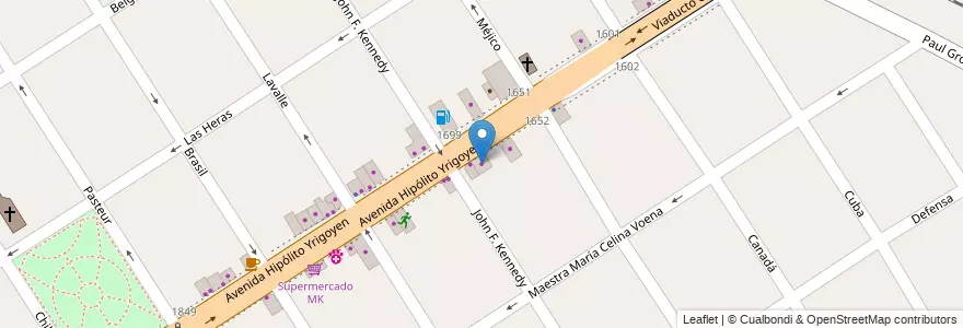 Mapa de ubicacion de Materiales Eléctricos en Arjantin, Buenos Aires, Partido De Tigre, El Talar.