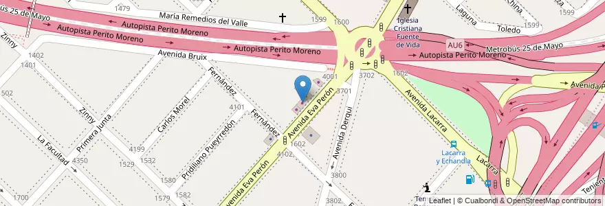 Mapa de ubicacion de Materiales Pato S.R.L., Parque Avellaneda en Arjantin, Ciudad Autónoma De Buenos Aires, Comuna 9, Buenos Aires.