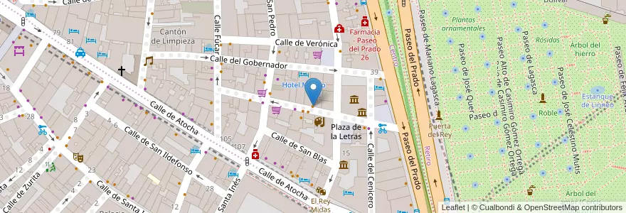 Mapa de ubicacion de Matilda en Espagne, Communauté De Madrid, Communauté De Madrid, Área Metropolitana De Madrid Y Corredor Del Henares, Madrid.