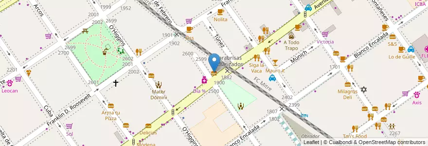 Mapa de ubicacion de Matutino, Belgrano en 阿根廷, Ciudad Autónoma De Buenos Aires, 布宜诺斯艾利斯, Comuna 13.