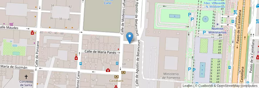 Mapa de ubicacion de MAUDES, CALLE, DE,66 en إسبانيا, منطقة مدريد, منطقة مدريد, Área Metropolitana De Madrid Y Corredor Del Henares, مدريد.