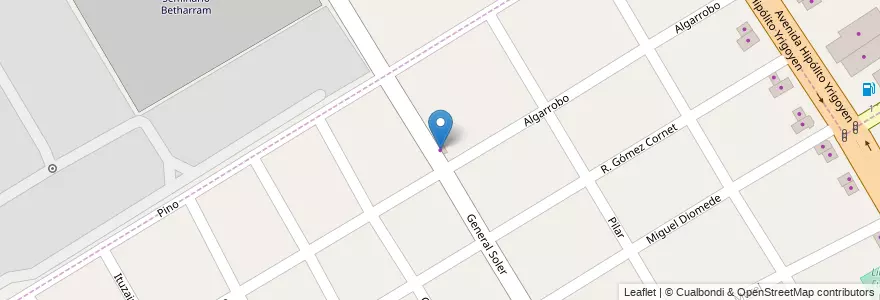Mapa de ubicacion de Maxi Autos en 阿根廷, 布宜诺斯艾利斯省, Partido De Almirante Brown.