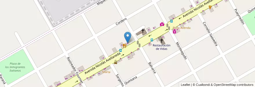 Mapa de ubicacion de Maxi Kiosco en Argentina, Buenos Aires, Partido De San Fernando, Victoria.