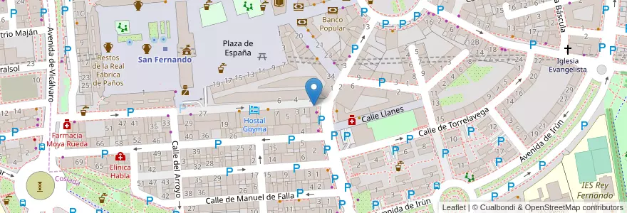 Mapa de ubicacion de maxi Locutorio en اسپانیا, بخش خودمختار مادرید, بخش خودمختار مادرید, Área Metropolitana De Madrid Y Corredor Del Henares, San Fernando De Henares, Coslada.