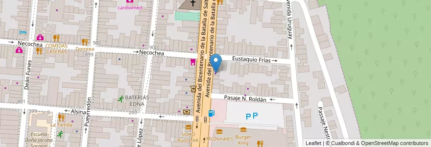 Mapa de ubicacion de MAXIKING en Argentina, Salta, Capital, Municipio De Salta, Salta.