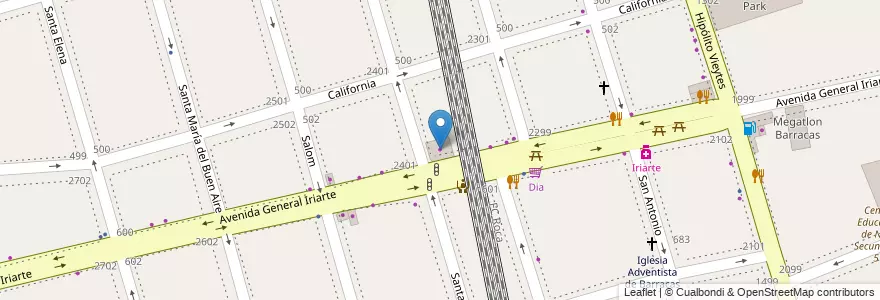 Mapa de ubicacion de Maxikiosco, Barracas en Argentinien, Ciudad Autónoma De Buenos Aires, Comuna 4, Buenos Aires.