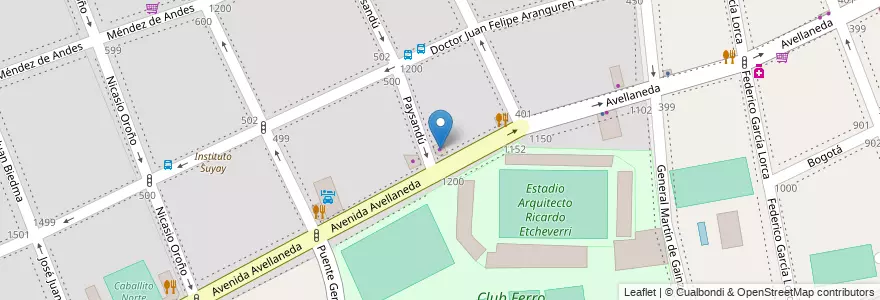 Mapa de ubicacion de Maxikiosco, Caballito en 阿根廷, Ciudad Autónoma De Buenos Aires, 布宜诺斯艾利斯, Comuna 6.