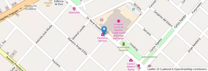 Mapa de ubicacion de Maxikiosco El Cuervo en Argentina, Provincia Di Buenos Aires, Partido De José C. Paz.