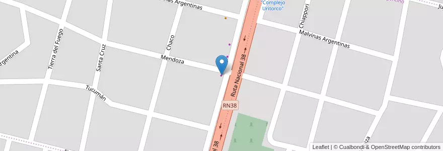 Mapa de ubicacion de Maxikiosco Los Troncos en 阿根廷, Córdoba, Departamento Punilla, Pedanía Dolores, Municipio De Capilla Del Monte, Capilla Del Monte.