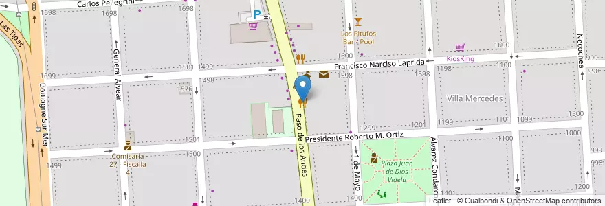 Mapa de ubicacion de Maxilomo en Arjantin, Şili, Mendoza, Godoy Cruz, Departamento Godoy Cruz, Distrito Ciudad De Godoy Cruz.