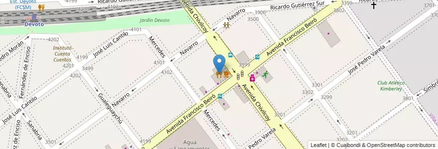 Mapa de ubicacion de Maximiliano, Villa Devoto en Аргентина, Буэнос-Айрес, Буэнос-Айрес, Comuna 11.