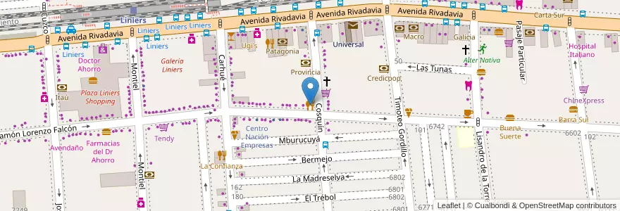 Mapa de ubicacion de Maximus, Liniers en آرژانتین, Ciudad Autónoma De Buenos Aires, Comuna 9, Buenos Aires.