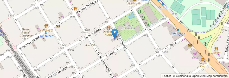 Mapa de ubicacion de Mayna AG, Nuñez en 阿根廷, Ciudad Autónoma De Buenos Aires, 布宜诺斯艾利斯, Comuna 13.