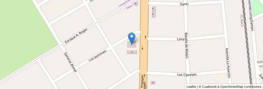 Mapa de ubicacion de Mayorista mi Cabaña en Argentina, Provincia Di Buenos Aires, Partido De Almirante Brown, Longchamps.