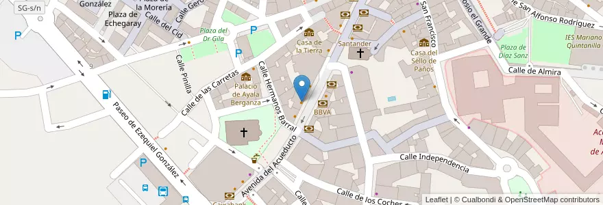 Mapa de ubicacion de Maype en Espanha, Castela E Leão, Segovia, Segovia.