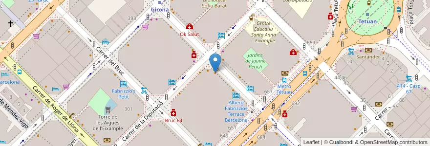 Mapa de ubicacion de Mayura en Sepanyol, Catalunya, Barcelona, Barcelonès, Barcelona.