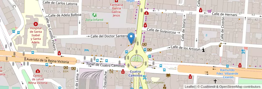 Mapa de ubicacion de McDonald's en Sepanyol, Comunidad De Madrid, Comunidad De Madrid, Área Metropolitana De Madrid Y Corredor Del Henares, Madrid.